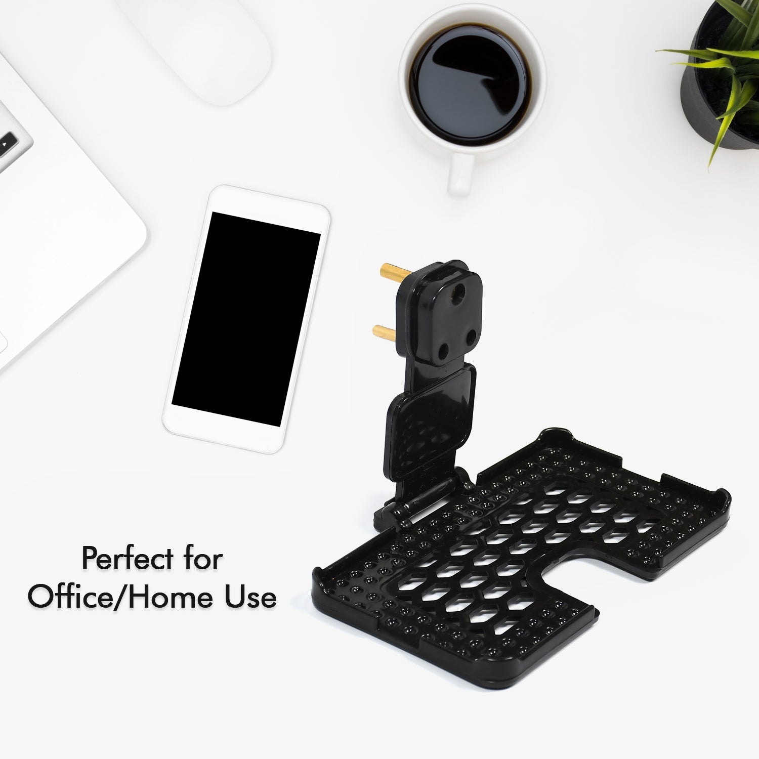 6496B Multi-Purpose Wall Holder Stand for Charging Mobile Just Fit in Socket and Hang ( Black ) DeoDap 6496B Multi-Purpose Wall Holder Stand for Charging Mobile Just Fit in Socket and Hang ( Black ) DeoDap